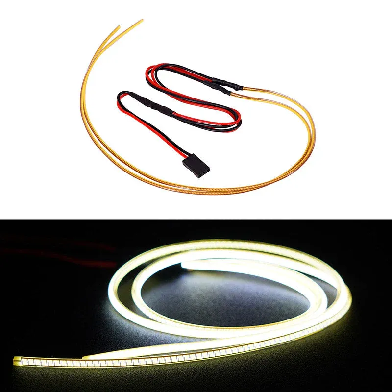 INJORA Flexible Cuttable LED Strip Lights for RC Cars (Warm White) L42-YE