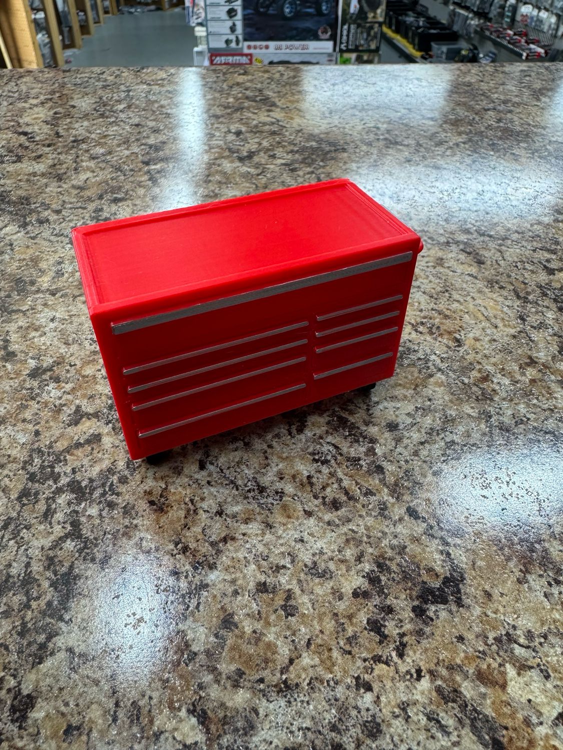 True Scale 1/18 Scale Toolbox (Red)
