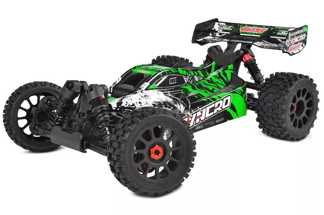 Corally Syncro 2WD 1/8 3-4S Brushless Off Road Buggy, RTR, Green COR00289-G