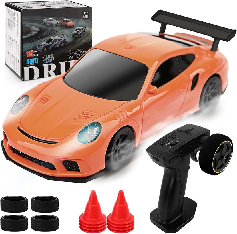 1/43 Scale Mini Drift Car - Porsche 911 Style