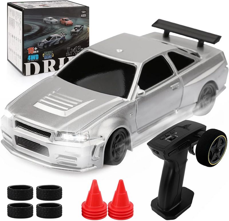 1/43 Scale Mini Drift Car - R34 Skyline Style
