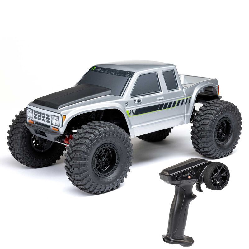Axial 1/10 SCX10 III Coyote 4X4 RTR Brushed Rock Crawler, Silver AXI-2036T1