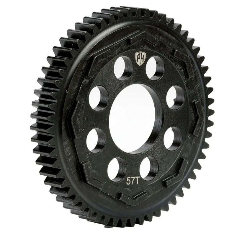 Powerhobby Hardened Steel 0.8MOD 57T Spur Gear Arrma 3s 4x4 PHBARRMA56