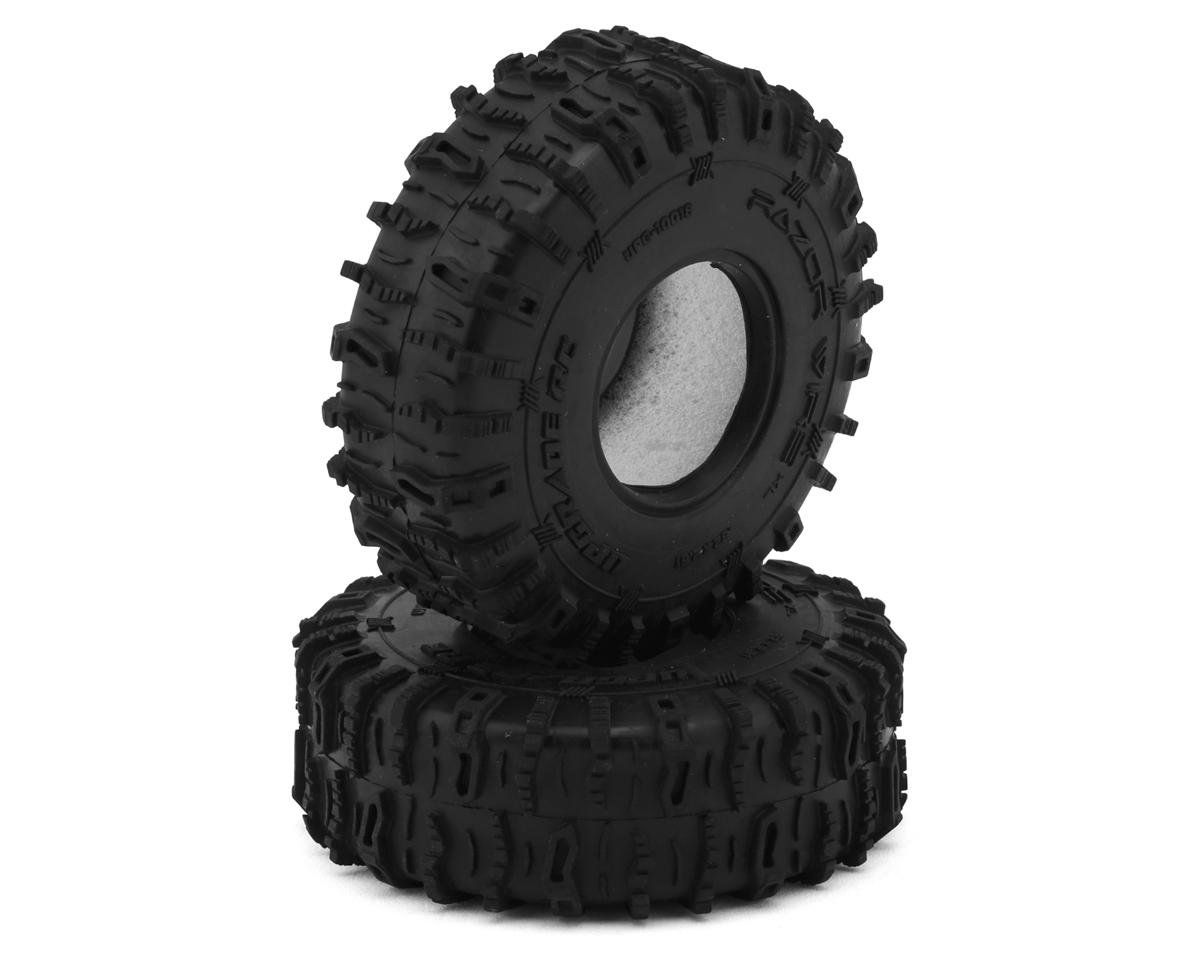 UpGrade RC Micro Razor Wire XL 1.0&quot; Class 2 Micro Crawler Tires (2) (64mm OD) (Super Soft) UPG-10018