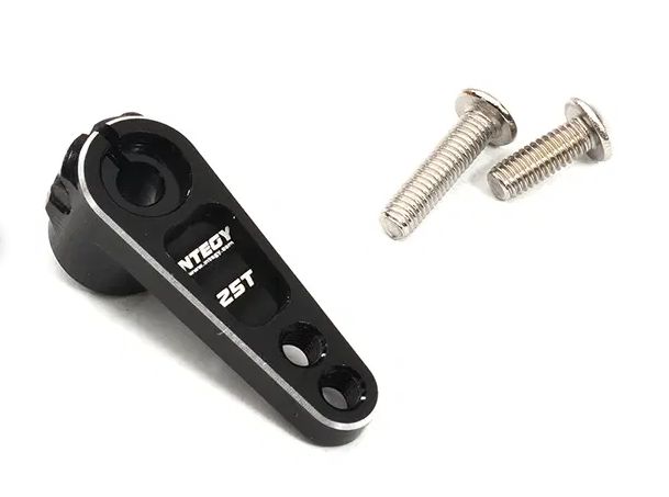 Integy Billet Machined Alloy Servo Horn 25T for Futaba Servo (r=16, 20mm) C32321BLACK