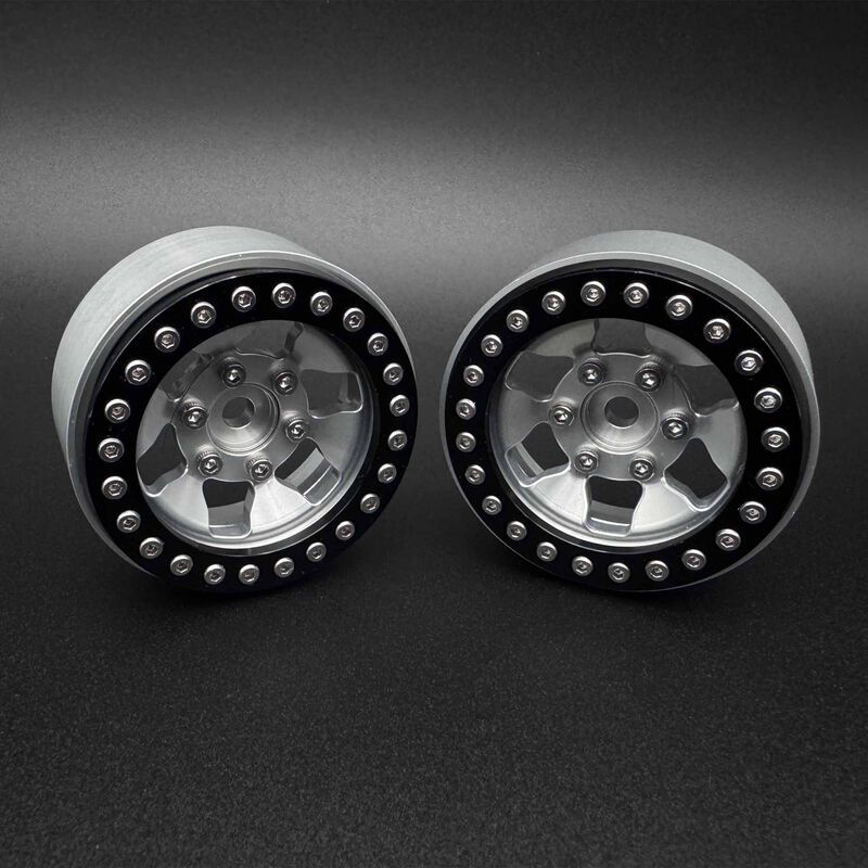 Reefs RC 1/10 GRANITE 1.9&quot; Beadlock Rock Crawler Wheels (2) REEFS260