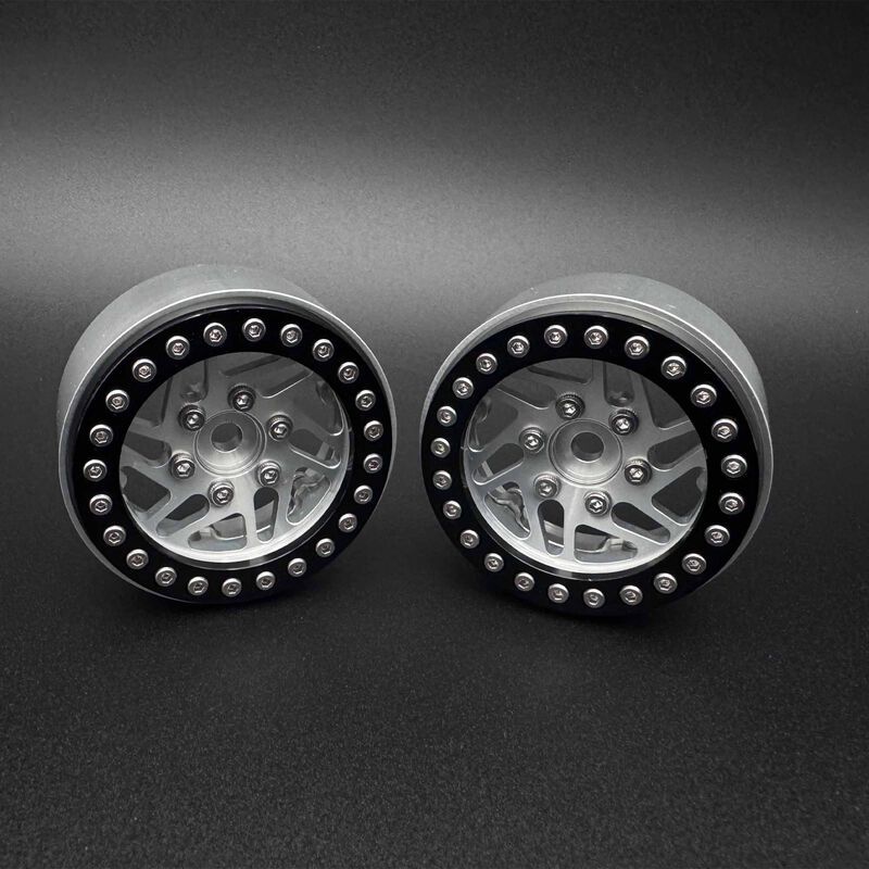 Reefs RC 1/10 CROSSMAN 1.9&quot; Beadlock Rock Crawler Wheels REEFS261