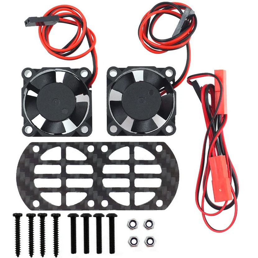 Powerhobby 30x30mm RC Cooling Fans w Dual Mount (2) Arrma 3S Trucks PHB7475