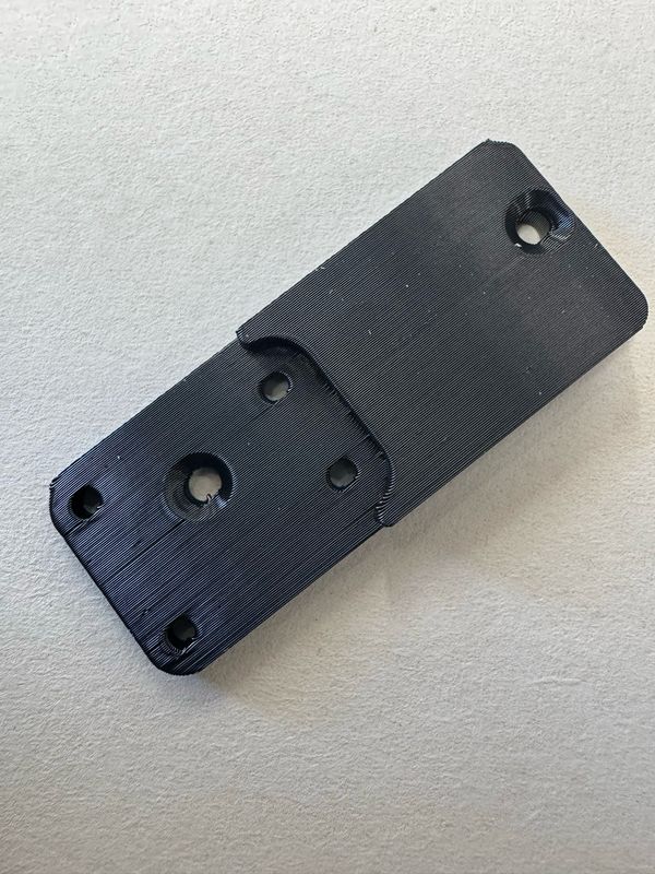 Dixieland R/C Reefs XPT3 To Scx10.2 Skid Adapter (printed)