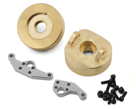 Vanquish Products H10 Optic Brass Steering Knuckles (2) (153g ea) VPS02920