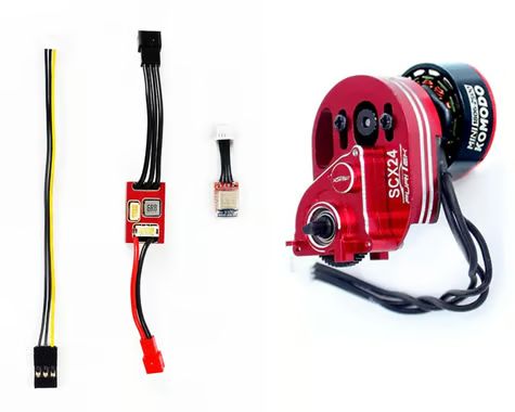 Furitek Mini Komodo Brushless Motor &amp; MicroPython ESC Crawlmaster Combo (SCX24) FUR-2638