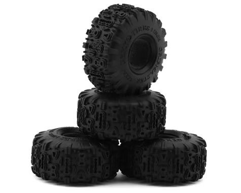 NEXX Racing Gekko Gripmaster 1.0" Micro Rock Crawler Tires (4) (57mm OD) w/Foam Inserts NX-558