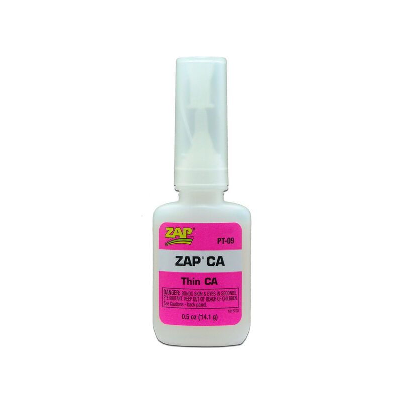 Zap Thin CA Glue, 1/2 oz PAAPT09