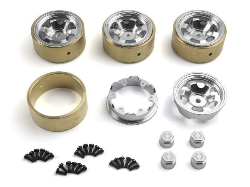Hpi CL-6 Aluminum Wheel 1.2in (Silver/4pcs) HPI161246