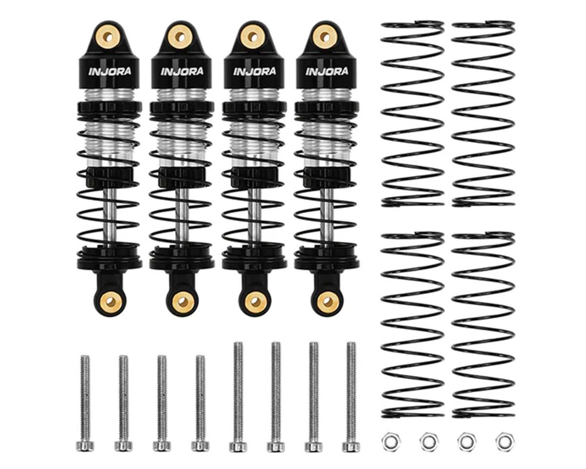 Injora Redcat Ascent-32 Aluminum 35mm Threaded Oil Shocks (Black) (4) ASC32-01BK