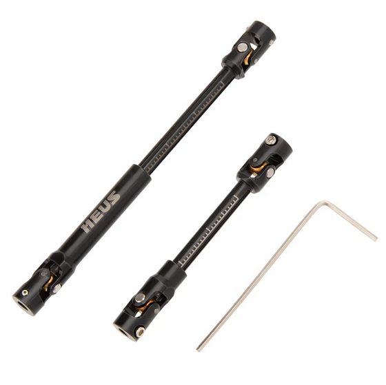 MEUS Racing Metal SCX24 Cuttable Drive Shaft for Mini and Micro Cralwers KY2408