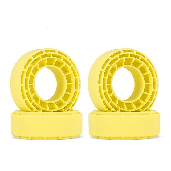 INJORA 4pcs Silicone Rubber Inserts for 56-58mm 1.0" Tires Super Soft DGT-1056YE
