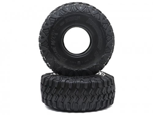 Boom Racing HUSTLER M/T Xtreme 2.2&quot; RR Rock Racing Tires Snail Slime Compound w/ 2-Stage (Open/Closed) Foams 5.5&quot;x2.0&quot; (139x51mm) Super Soft BRTR22001