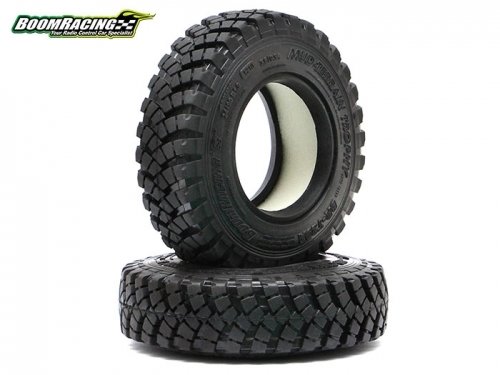 Boom Racing 1.9 Mud Terrain Trophy BR-T29A Tire Gekko Compound 3.6x0.94 Inch (93x24mm) (2) BRTR19393