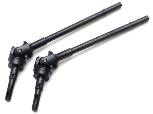 Boom Racing BADASS™ AR44 Ultra Hard Steel Axle Universal Driveshaft (2pcs) for Axial SCX10 II BRBD955001