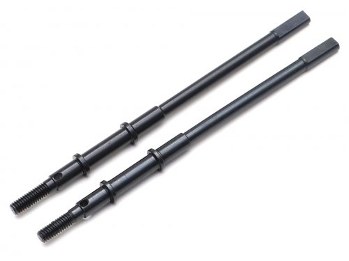 Boom Racing BADASS™ AR44 Ultra Hard Steel Axle Rear Shaft (2pcs) for Axial SCX10 II BRBD955002