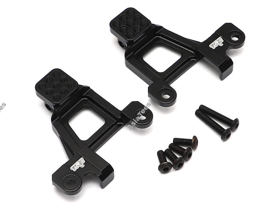 Team Raffee Co. Aluminum Rear Shock Tower (2) Black for Traxxas TRX-4 TRC/302441BK