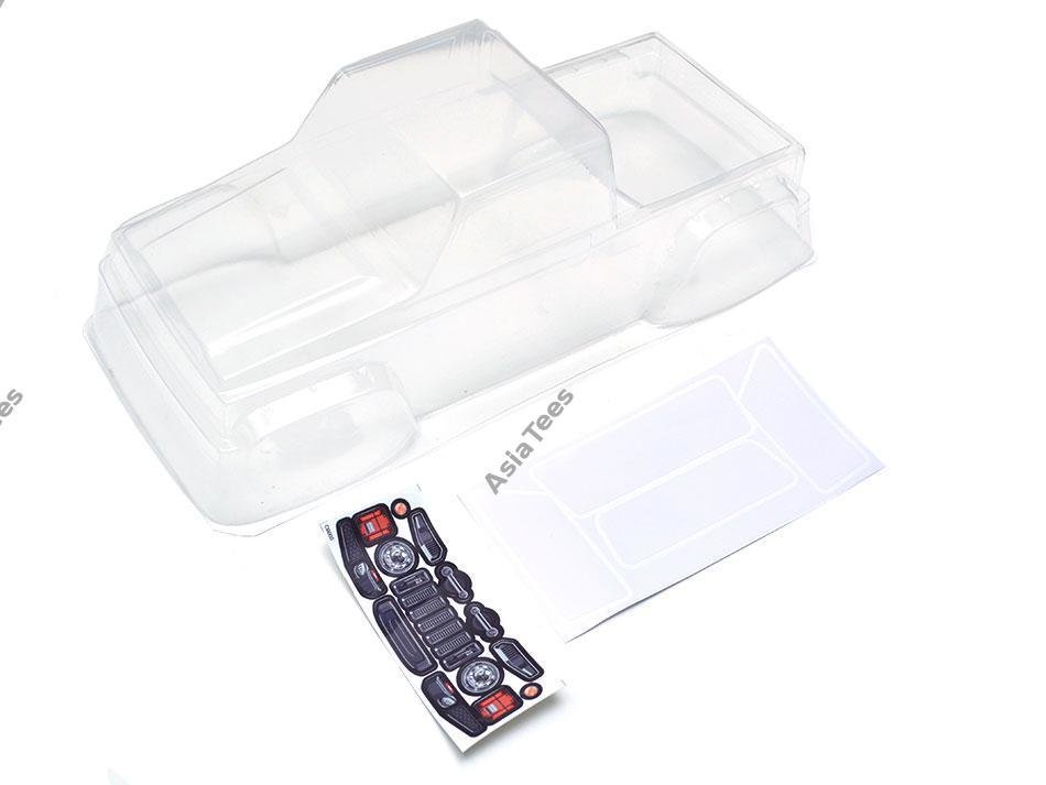 Team C Clear Samurai 1/10 Rock Crawler Body For 295mm Chassis