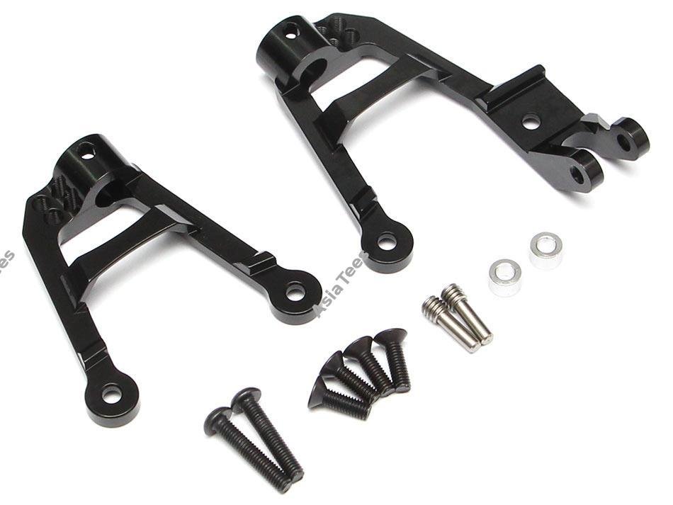 Team Raffee Co. Aluminum Front Shock Tower (2) Black for Axial SCX10 II