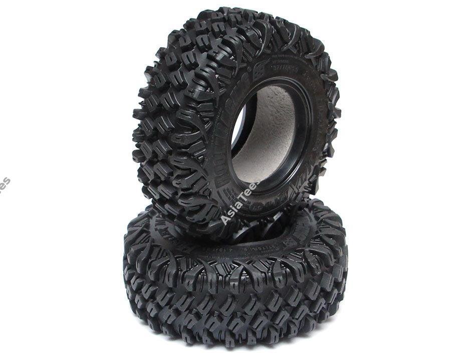 Boom Racing HUSTLER M/T Xtreme 1.9 MC1 Rock Crawling Tires 4.19x1.46 SNAIL SLIME™ Compound W/ 2-Stage Foams (Ultra Soft) 2pcs BRTR19000-US
