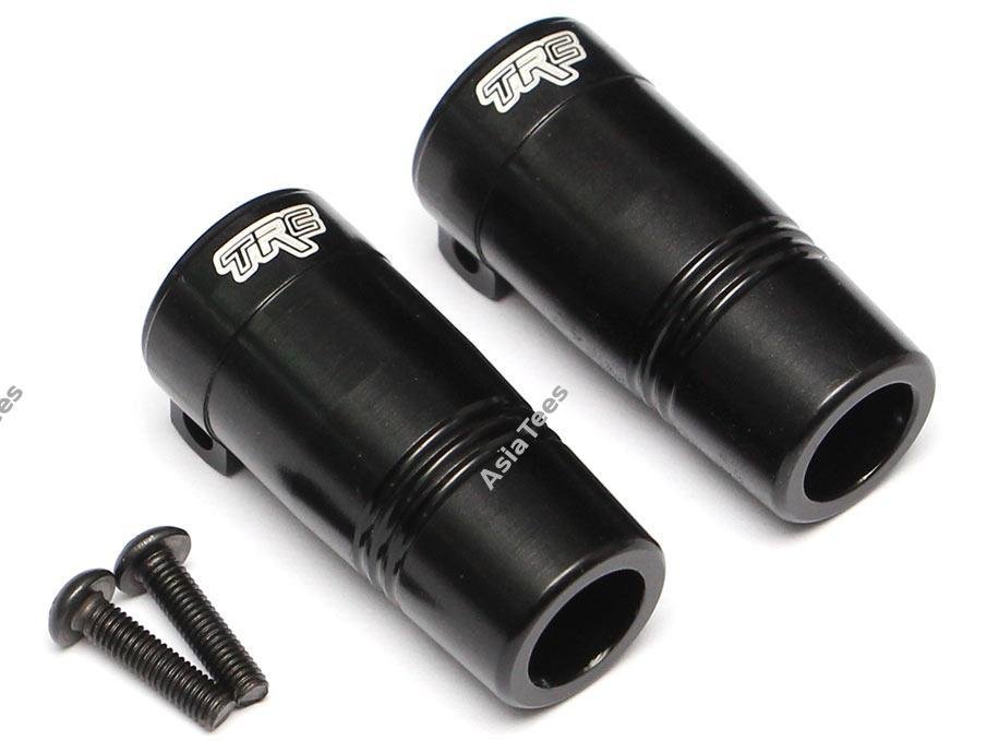 Team Raffee Co. Aluminum Rear Lockout (2) Black for Axial SCX10 II TRC/302283BK