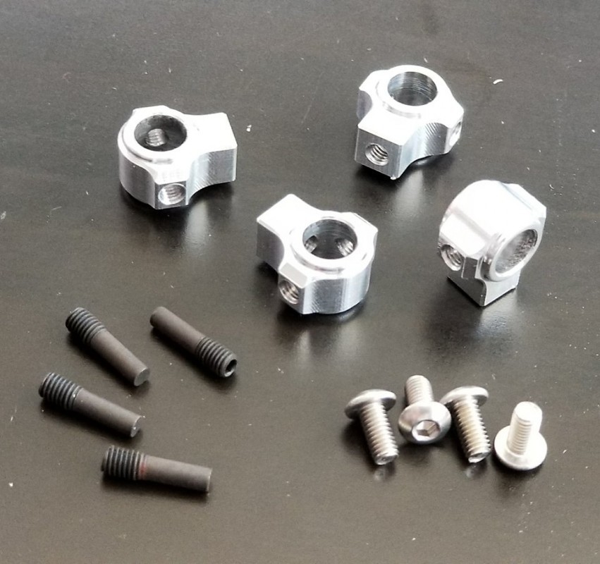 KNK Aluminum Body Mounts Natural Version 2