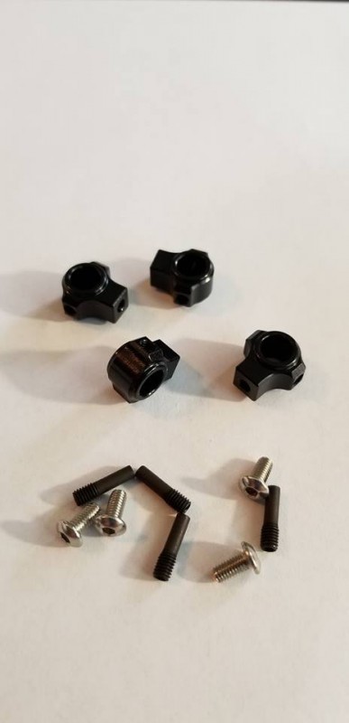 KNK Aluminum Body Mounts Black Version 2