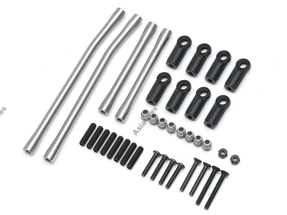 Boom Racing Stainless Steel High Clearance Link Set (4) for BRX01 BRLC7075