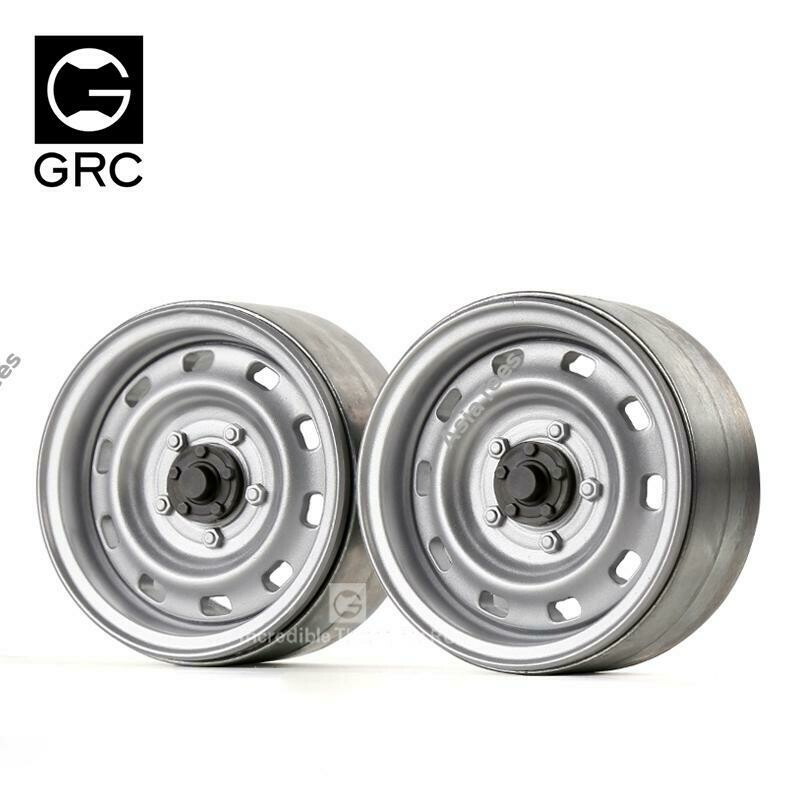GRC 1.9 Metal Classic Wheel #Series V Silver (2) GRC/GAX0130FS