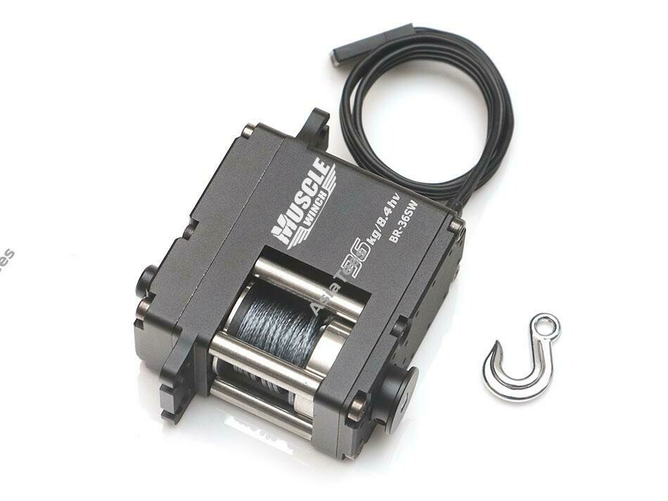 Boom Racing Muscle Winch™ High Torque 36KG Waterproof Servo Winch w/ Free Spool Unit BR-36SW