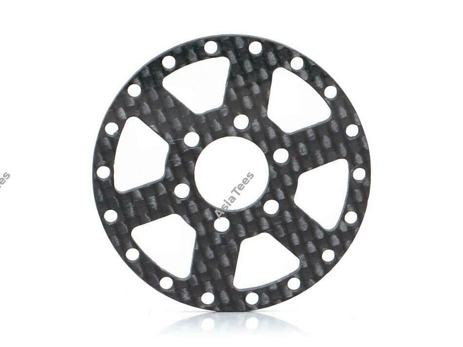 Boom Racing ProBuild™ CF6 Carbon Fiber Faceplate (1) Black BRPBF005CF6BK