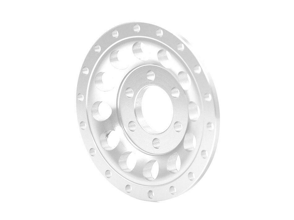 Boom Racing ProBuild™ 1.9" Alum R12 Faceplate (1) Flat Silver BRPBF009R12FS