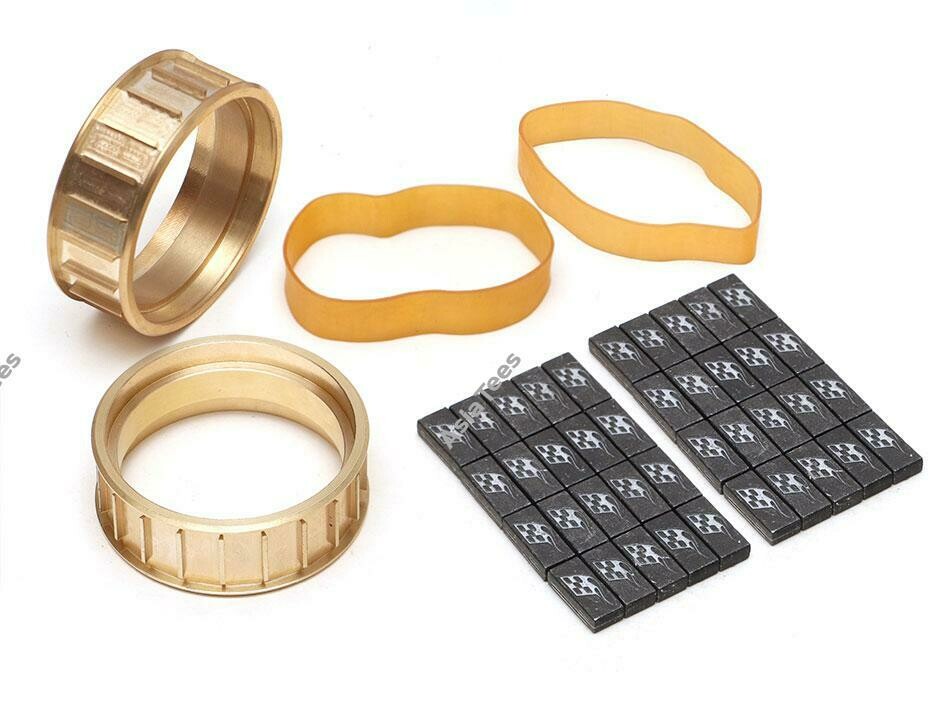 Boom Racing ProBuild™ 1.9" Brass Center Ring w/ Lead Weight Set (Color May Vary) (2) BRW780935