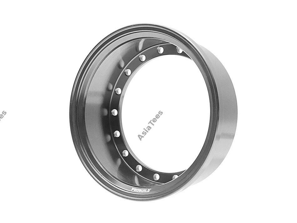Boom Racing ProBuild™ Alum 15mm Wheel Barrel (1) Gun Metal BRPROB-02GM