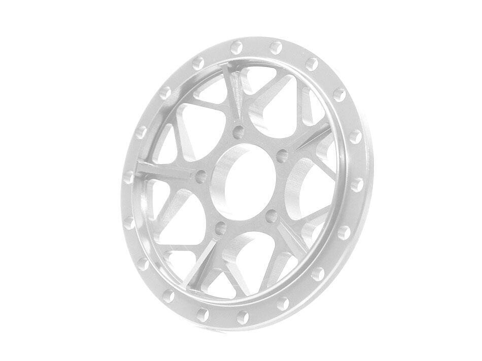 Boom Racing ProBuild™ 1.9" Alum LGB Faceplate (1) Flat Silver BRPBF011LGBFS