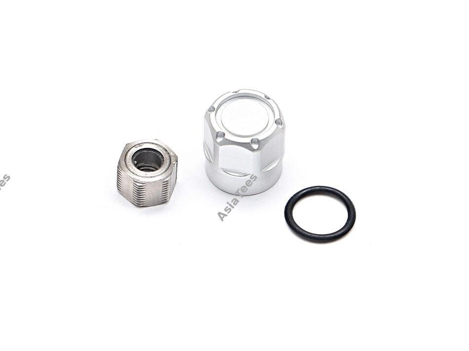 Boom Racing Alum Wheel Center Cap - S100 (1) Silver (XT6 Hub Series)  BRPB-S100S