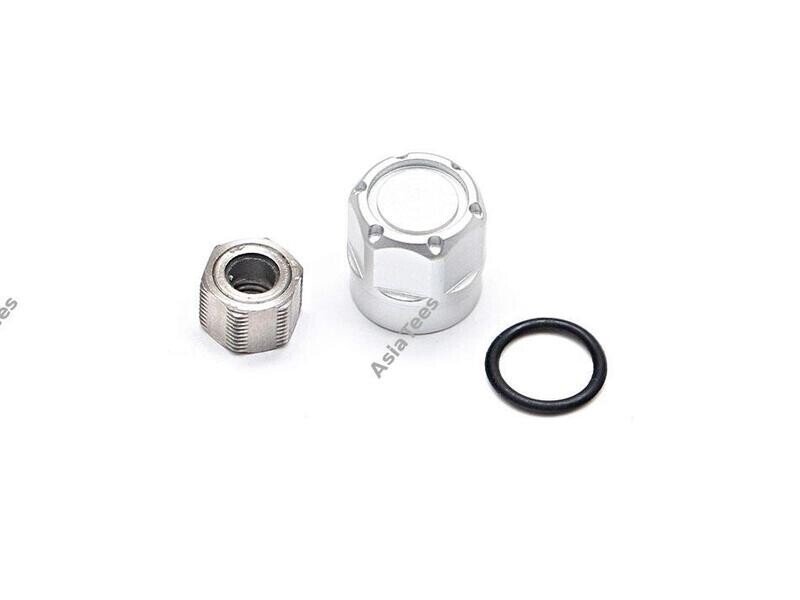 Boom Racing Alum Wheel Center Cap - S100 (1) Silver (XT6 Hub Series)  BRPB-S100S