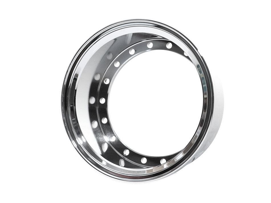 Boom Racing ProBuild™ Extra Wide Alum 19.5mm Wheel Barrel (1) Chrome BRPROB-02EWCR