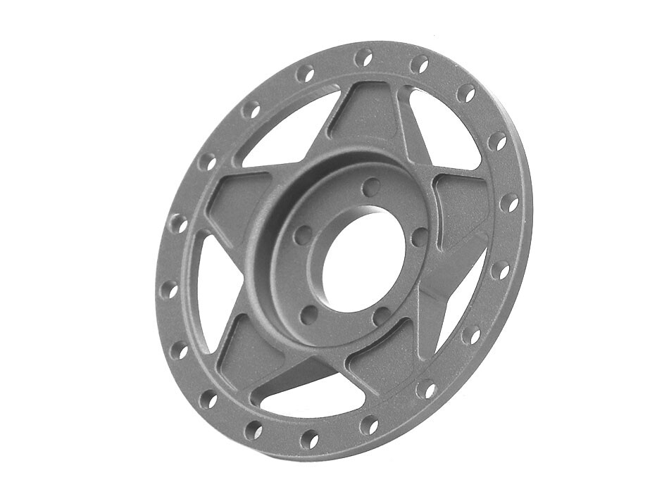 Boom Racing ProBuild™ 1.9" Alum RTS Faceplate (1) Matte Gun Metal BRPBF010RTSMGM