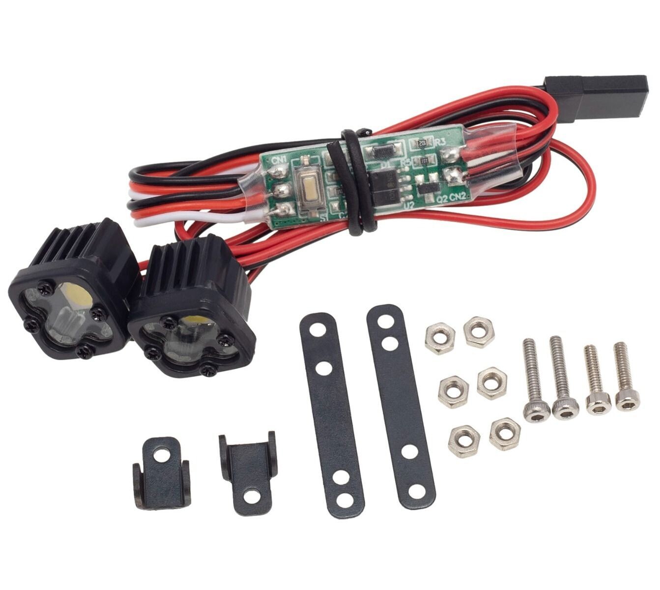PowerHobby RC LED Lights Headlights Spotlight w/ Controller PHLight-002
