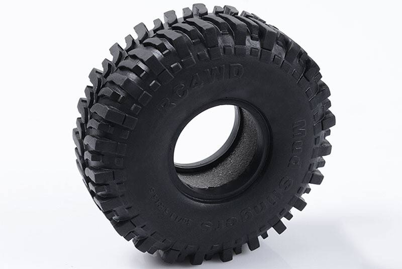 RC4WD Mud Slingers 1.55" Offroad Tires, with Foam Inserts (2 pcs) ZT0006