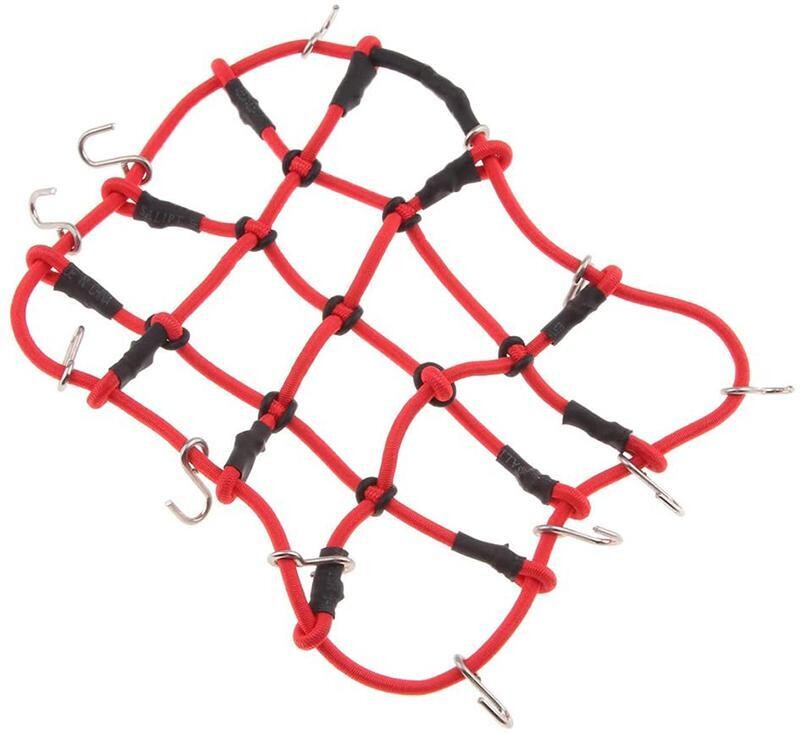 Integy Realistic Nylon Cargo Net 140x100mm for 1/10 Scale Crawler C31097RED