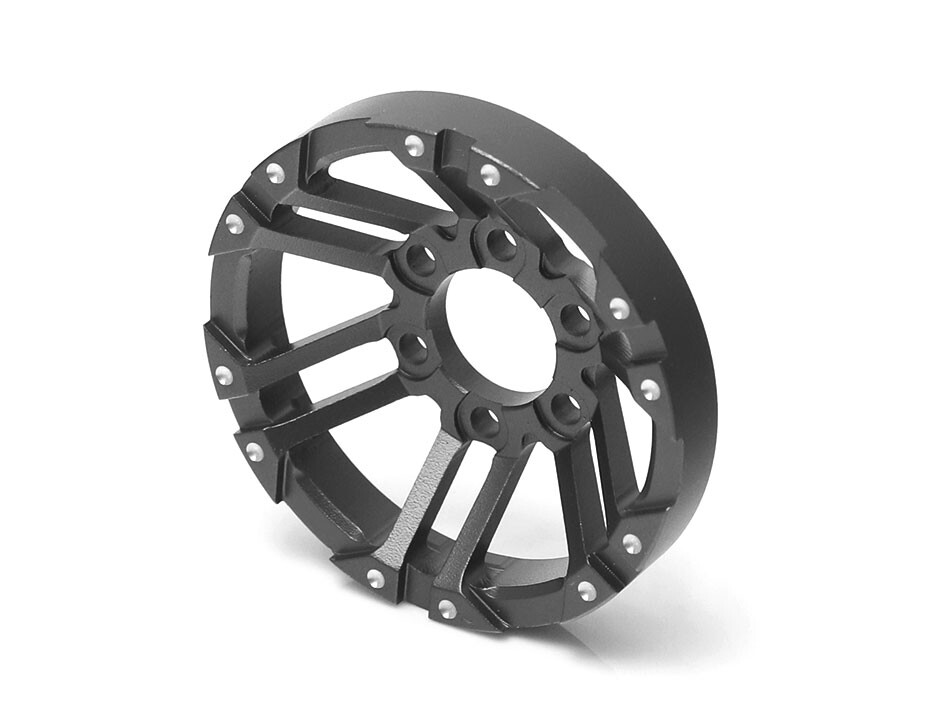 Boom Racing ProBuild™ 1.9" Alum TWS Faceplate (1) Matte Black BRPBF013TWSMBK