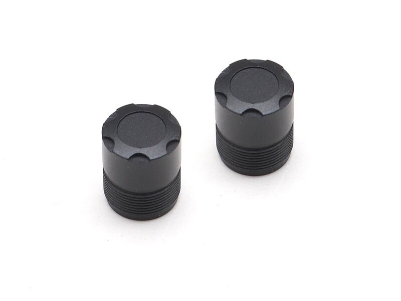 Boom Racing S100 Scale Center Wheel Hub Cap (2) Black (XT5 Series) BRW780923