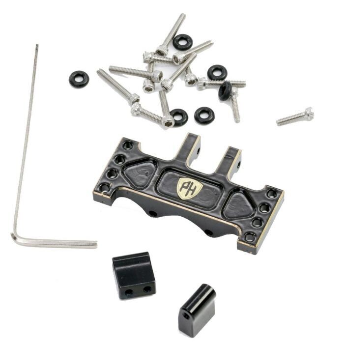 Powerhobby Axial SCX24 Adjustable Brass Servo Mount for Reefs Emaxx 59MG PHSCX24128